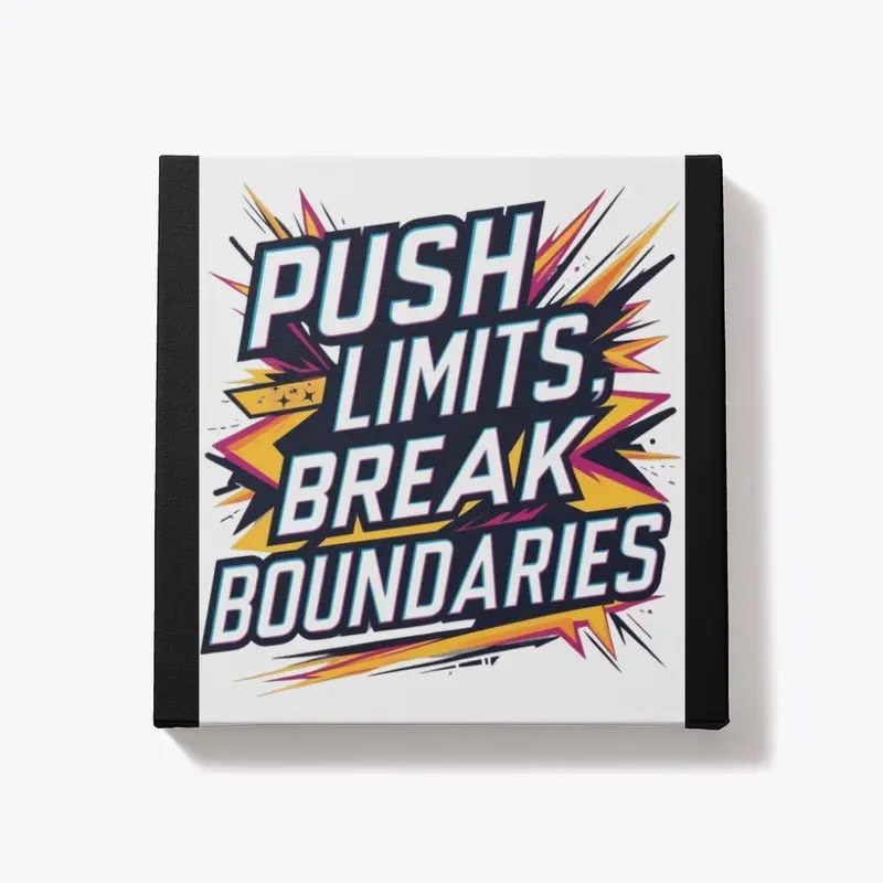 Push Limits – Motivational Canvas