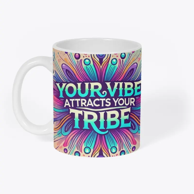 Your Vibe Attracts Your Tribe" Mug